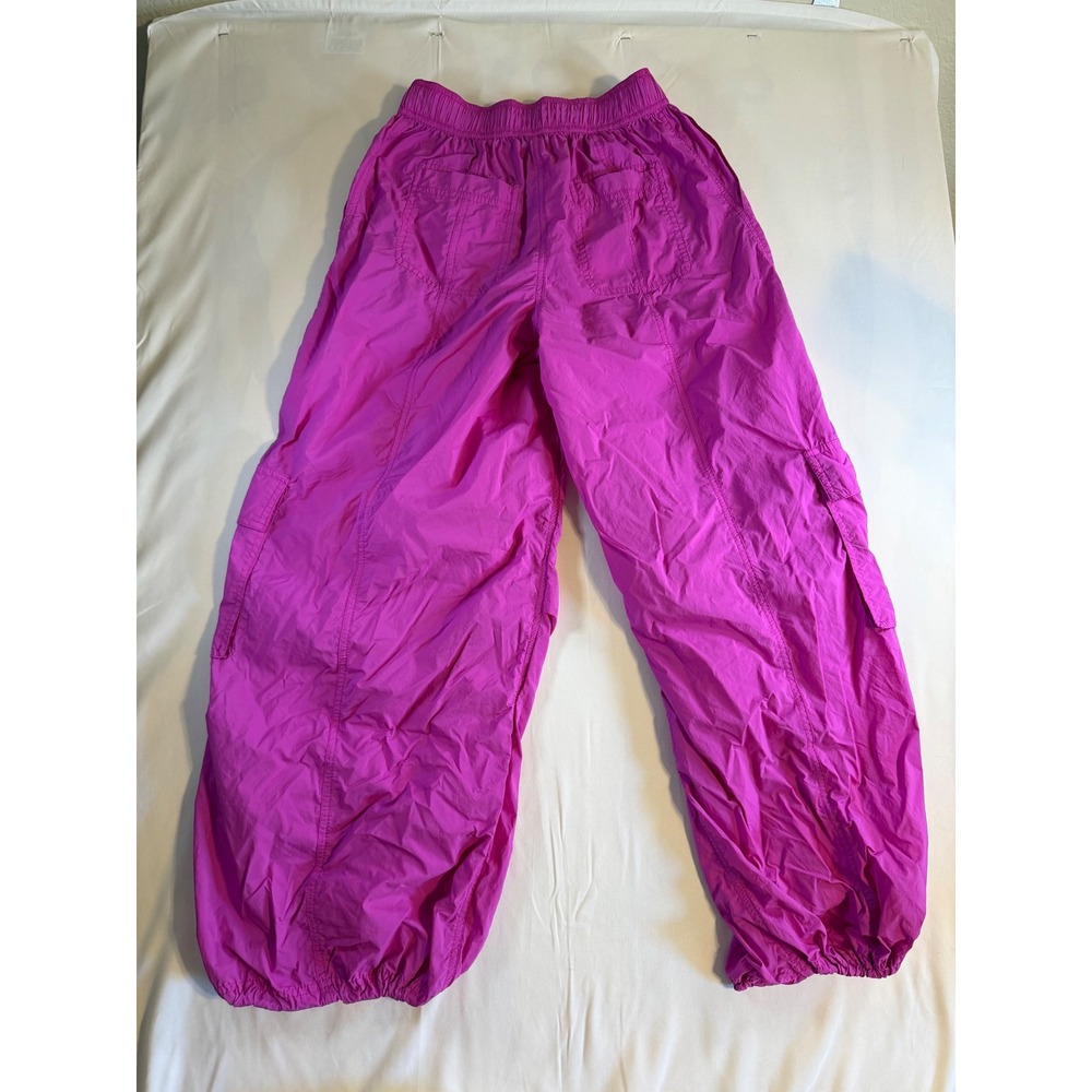Daily Practice by Anthropologie Magenta Pink Parachute Cargo Pants XXS - Picture 7 of 10